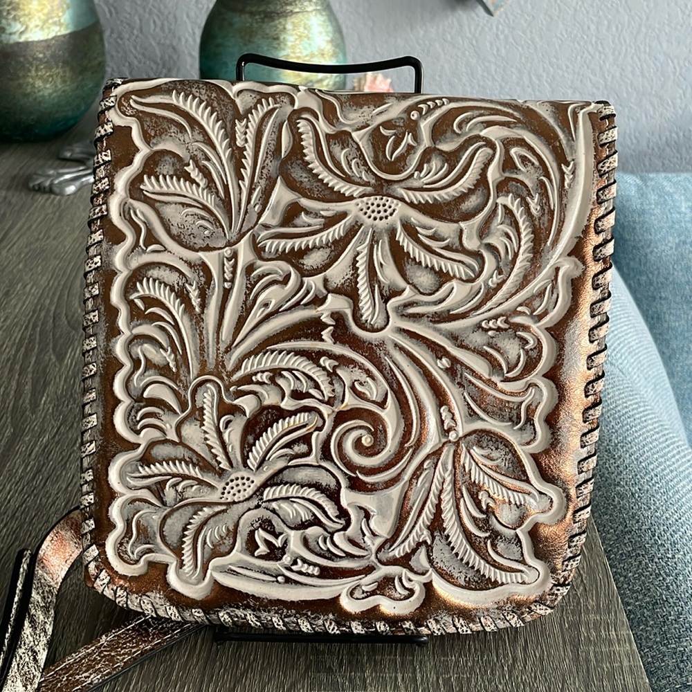 Patricia Nash Genuine leather Satchel